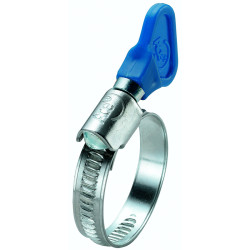 Colliers à clé acier W1 9mm - 12-22mm (x3) - 16x27mm (x3) sachet