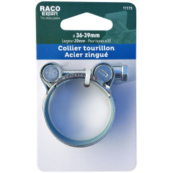 Collier tourillon acier W1 - 36-39mm (x1) carte